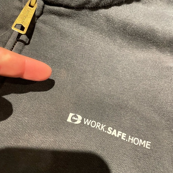 Carhartt Men's Zip Up Sweater - Black - Picture 12 of 16